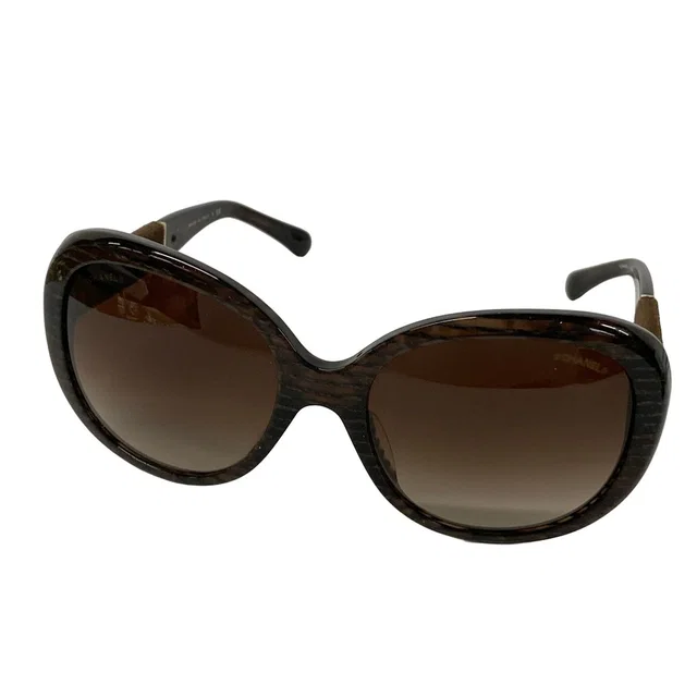 Chanel Sunglasses Dark Brown Eyewear in Brown from The Reluxe