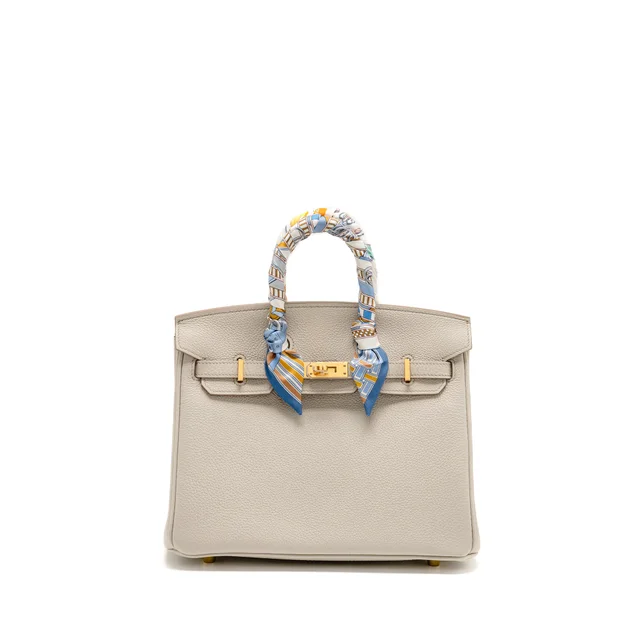 Hermès Birkin 25 Togo 8L Beton GHW Stamp B in Togo leather from EMIER