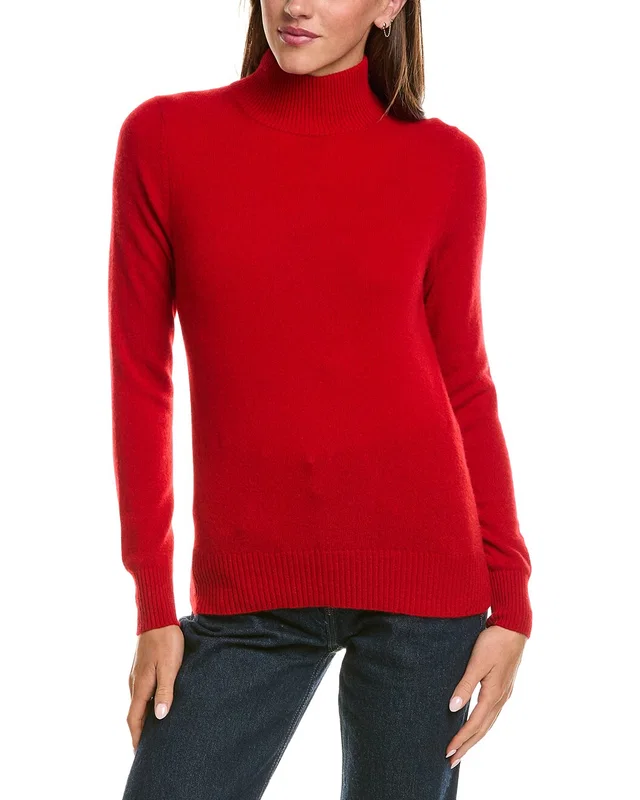InCashmere Basic Mock Neck 100% Cashmere Sweater, image 1 of 1 from Gilt