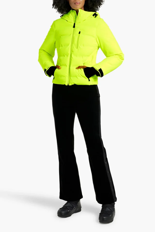 Aztech Mountain Nuke Quilted Down Ski Jacket in Bright yellow, photo 2 of 4 from THE OUTNET