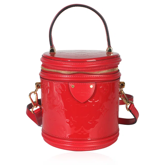 Louis Vuitton Cherry Monogram Vernis Cannes Red Patent Leather Handbag in Red Patent leather from HEWI