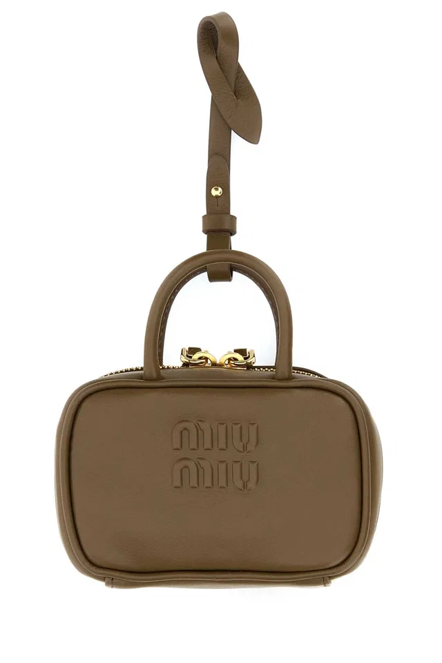 Miu Miu Aventure Wallet — Beige Vitello in Beige Leather from HEWI