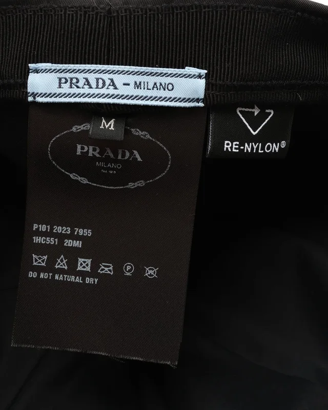 Prada Re-Nylon Newsboy Cap, Size M in Nylon from A Retro Tale, photo 5 of 5