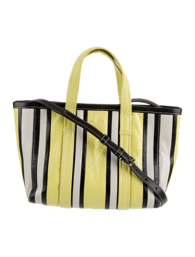 Balenciaga Tote Other bag in yellow Canvas from The RealReal