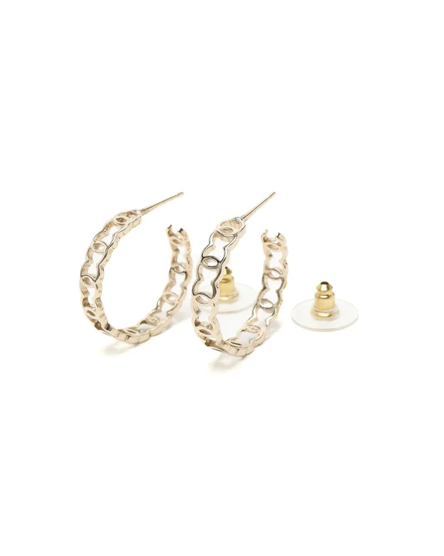 Chanel Coco Mark Hoops Earrings from A Retro Tale, photo 3 of 4