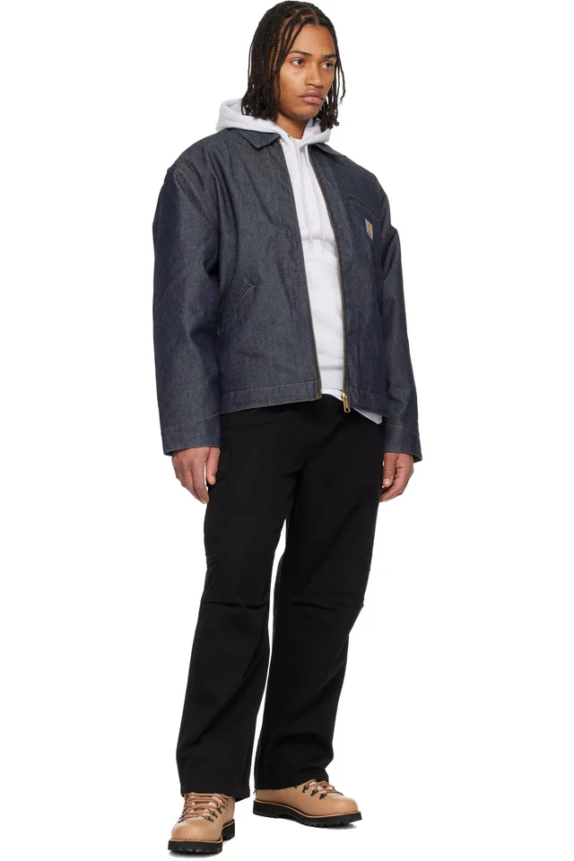 Carhartt Work In Progress Black Cole Cargo Pants, photo 4 of 4 from SSENSE