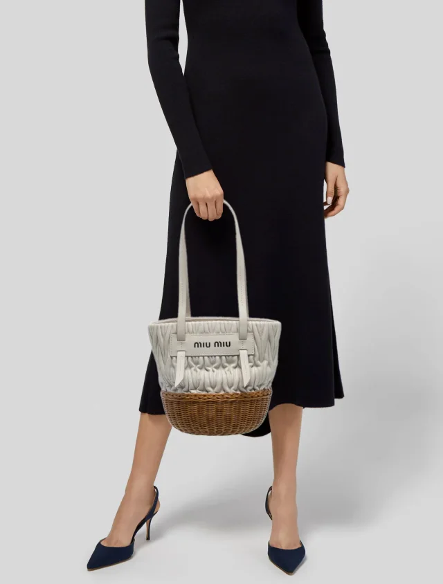 Miu Miu Shoulder Bag in Leather from The RealReal, photo 2 of 5