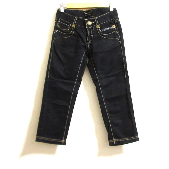 Burberry Blue Label Denim Cropped Pants in Blue Denim from LuxUness