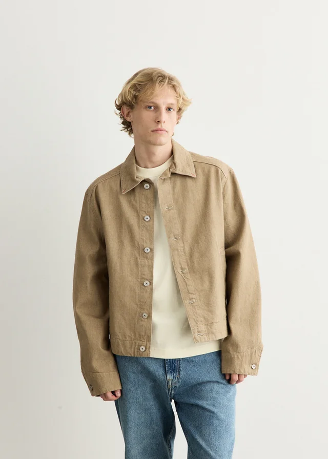 Jacquemus La Veste De-Nimes Mirada in Beige from Incu, photo 1 of 1