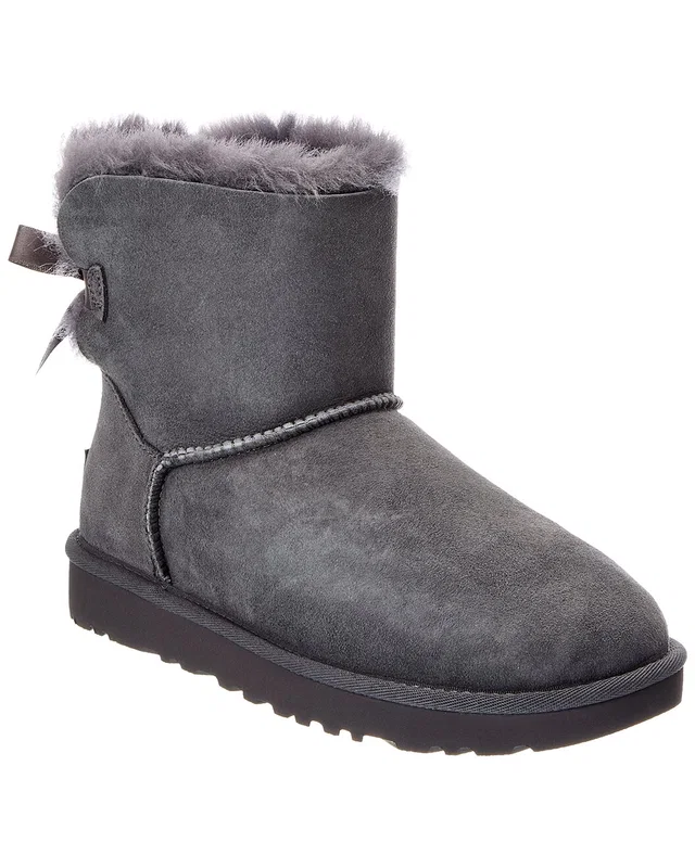UGG W Mini Bailey Bow II Suede Bootie, image 1 of 1 from Gilt