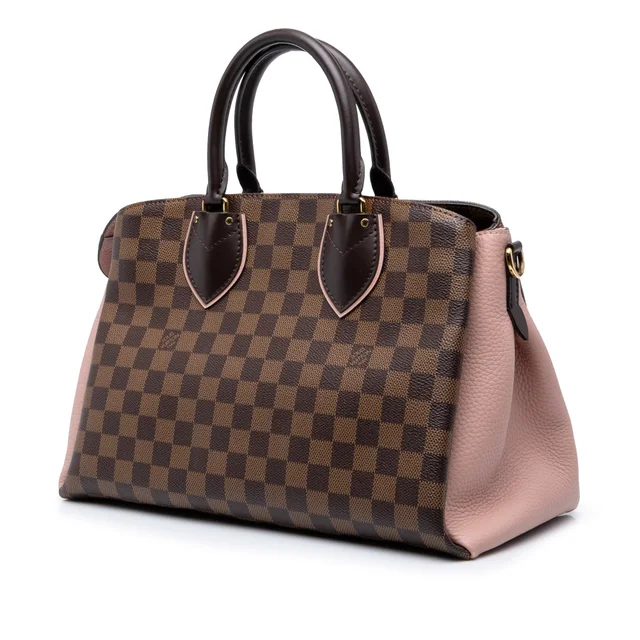 Brown Louis Vuitton Damier Ebene Normandy Satchel in Brown Canvas from Designer Revival, photo 2 of 2