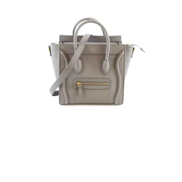 Celine Luggage Nano Grey in Grey from The Purse Affair