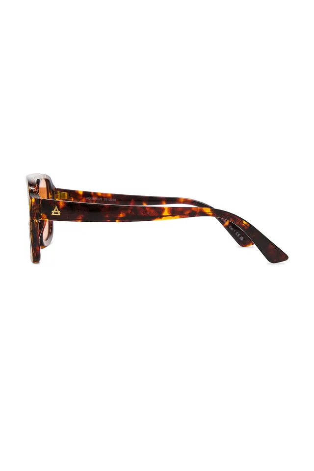 AIRE Aquarius Sunglasses in Rich Amber Tort & Cinnamon Tint, photo 3 of 3 from REVOLVE (Canada)