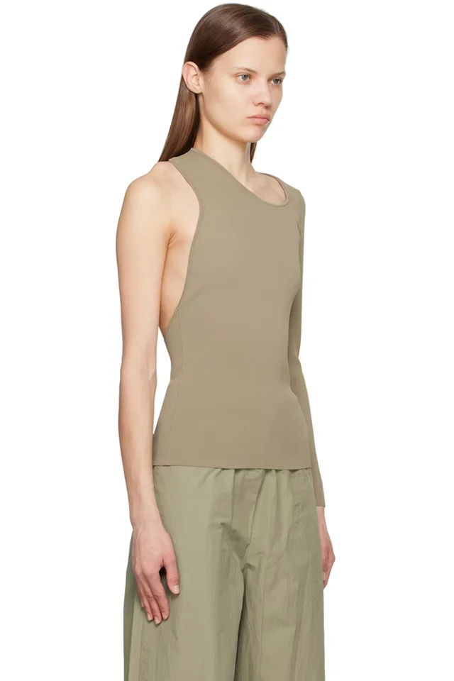 Paris Georgia Khaki Moon Long Sleeve T-Shirt, photo 2 of 4 from SSENSE