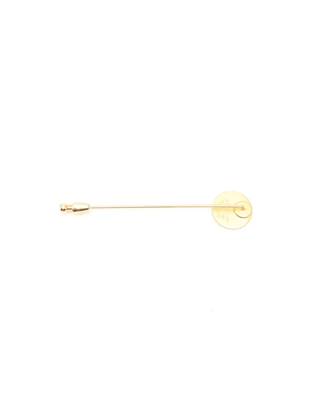 Hermès Clou de Selle Pin Brooch in Silk from A Retro Tale, photo 2 of 3
