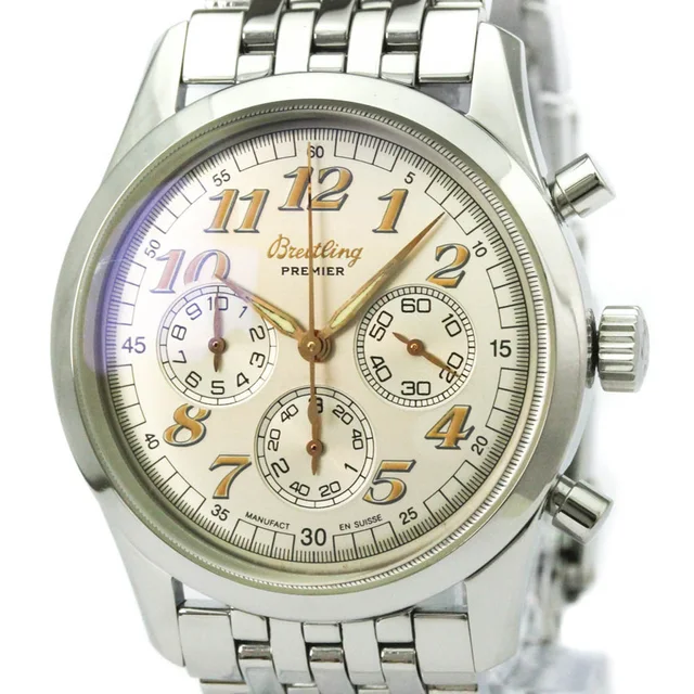 Breitling Headwind Stainless Steel Automatic Mens Watch A40035 Polished in Silver from Elady
