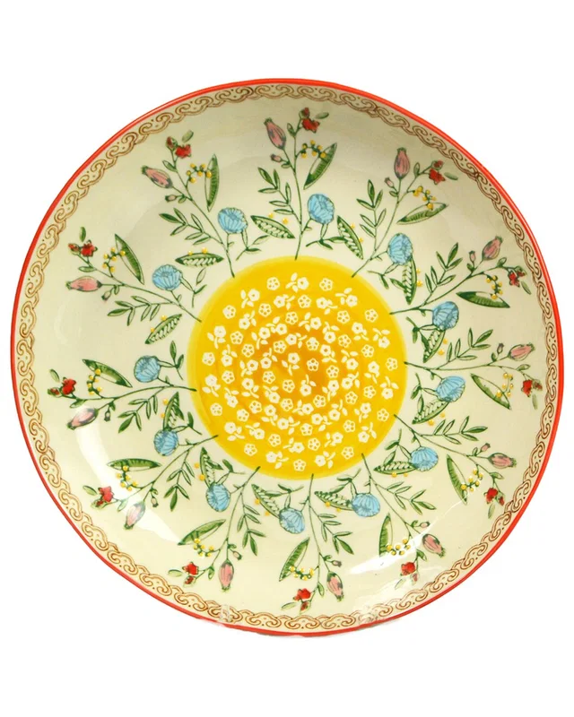 Euro Ceramica Ella Red 2pc Entree Bowl Set, image 1 of 1 from Gilt