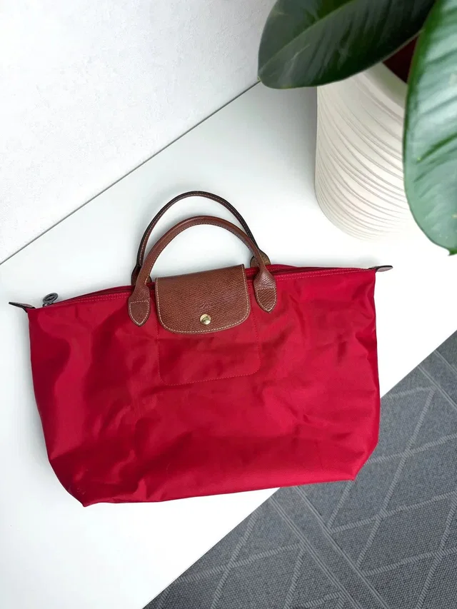 Bag Longchamp, Size M, Modelo Depose in red from Grailed