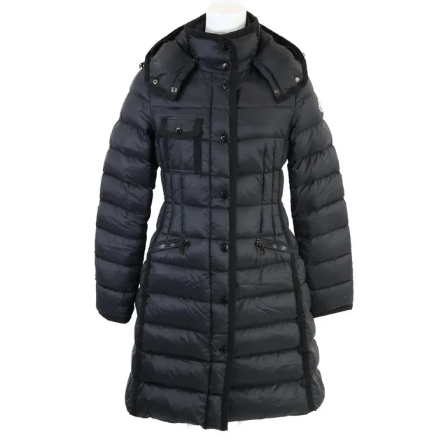 Moncler Hermine Hooded Down 00 Hoodie in Nylon from The Reluxe