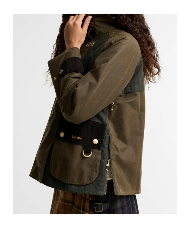 Barbour Hazelwood corduroy-trim lobster-claw jacket, photo 9 of 9 from SENSER