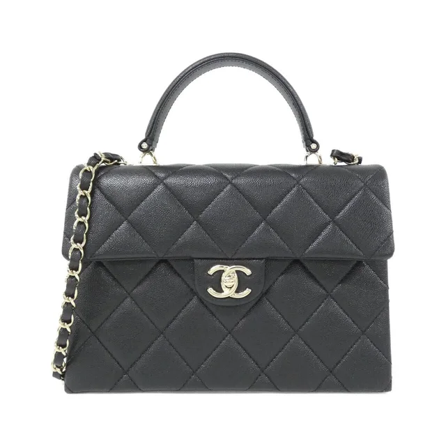 Chanel Bag Handbag Black in Black Caviar leather from The Reluxe