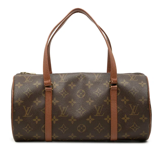 Brown Louis Vuitton Monogram Papillon 30 Handbag in Brown Coated canvas from Designer Revival
