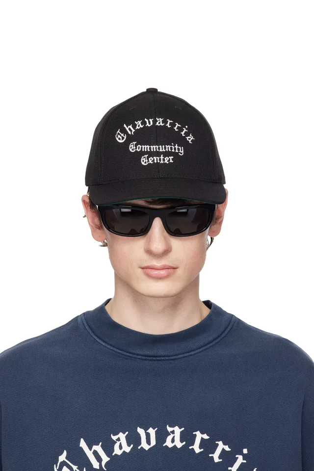 Black 'Chavarria Community Center' Cap, image 1 of 1 from SSENSE