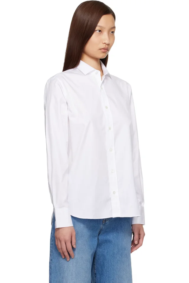 HommeGirls White Classic Shirt, photo 2 of 4 from SSENSE