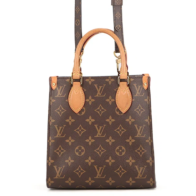 Louis Vuitton Sac Plat BB RedM45847 Monogram Size BB from GALLERY RARE