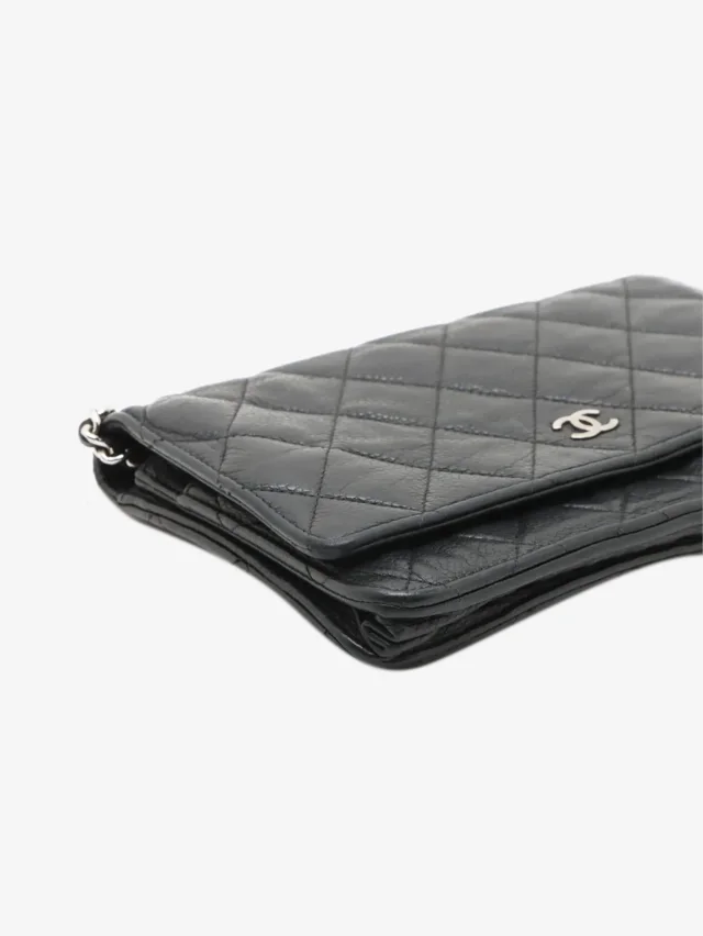 Chanel Black 2013 caviar quilted Wallet on Chain in Black Caviar leather from Sign of the Times, photo 3 of 14