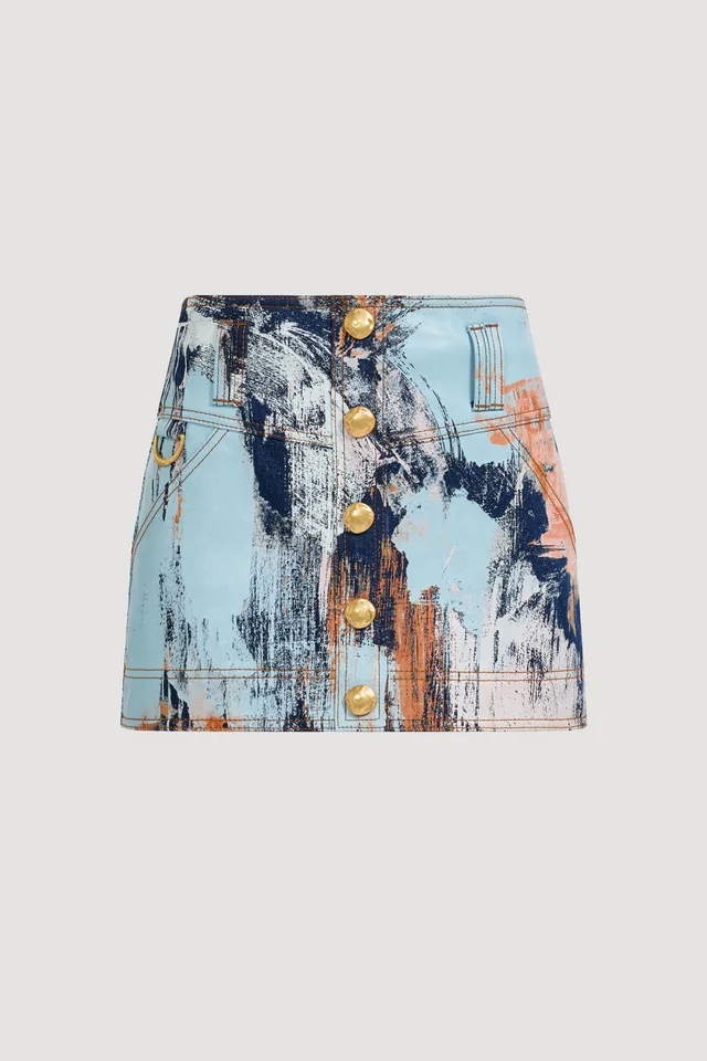 AJE Lettera Denim Mini Skirt from Aje, photo 1 of 1