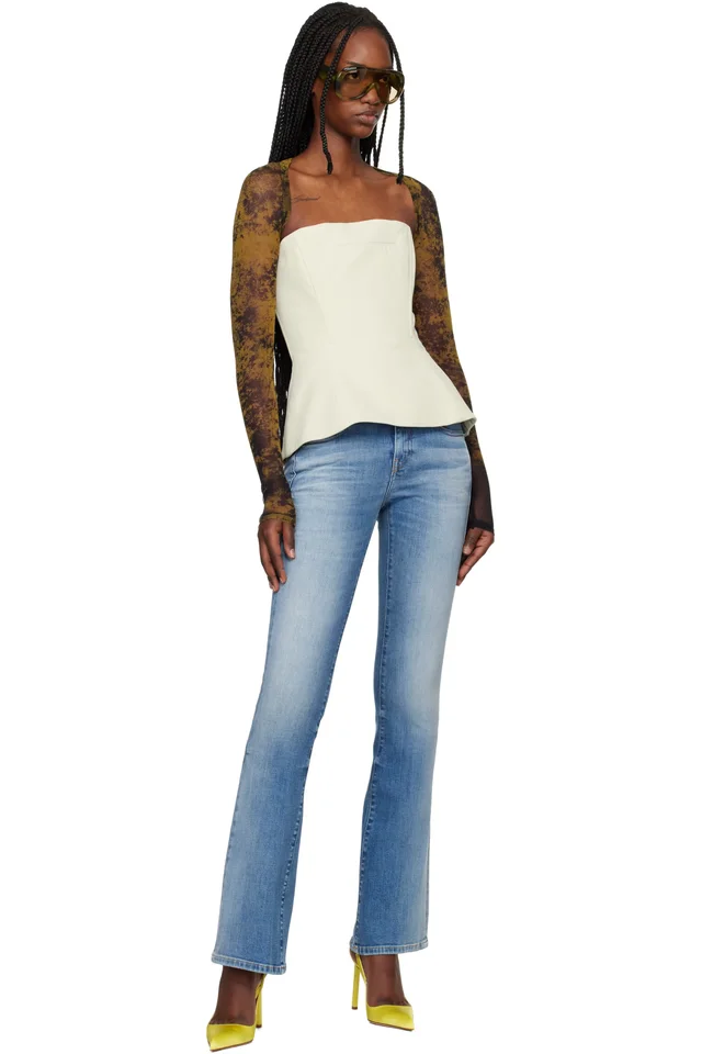 Diesel Blue 1969 D-Ebbey-T Bootcut Jeans, photo 4 of 4 from SSENSE
