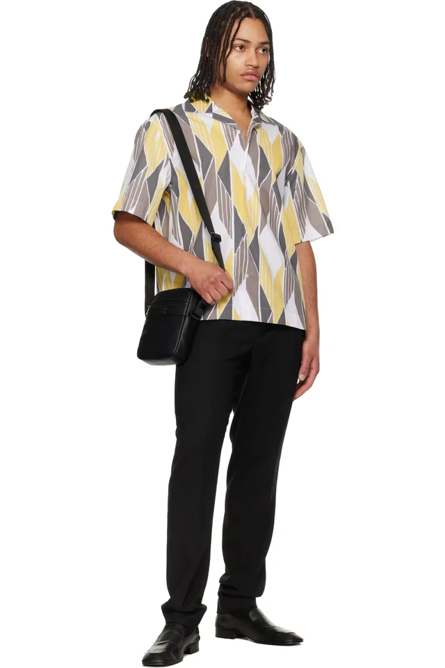 Hugo Multicolor Camp Collar Shirt, photo 4 of 4 from SSENSE