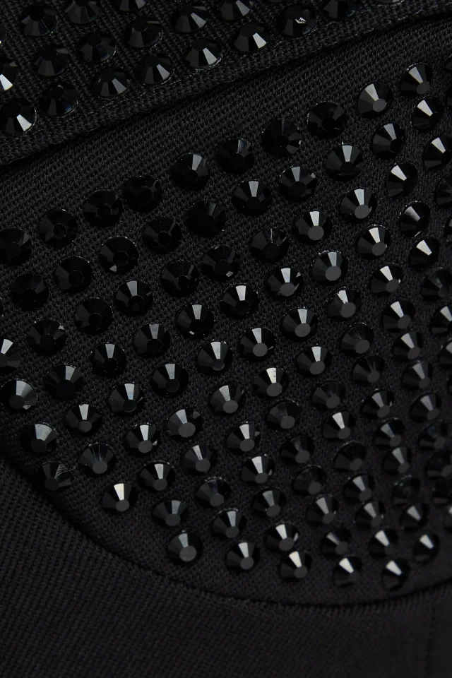 Area Crystal-Embellished Wool-Blend Crepe Mini Dress, photo 4 of 4 from THE OUTNET