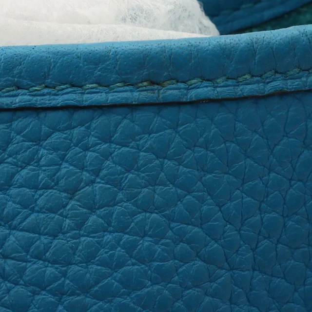 Hermès Evelyne TPM, 2017, Bleu Zanzibar in Blue Clemence leather from VINTAGE QOO TOKYO, photo 13 of 15