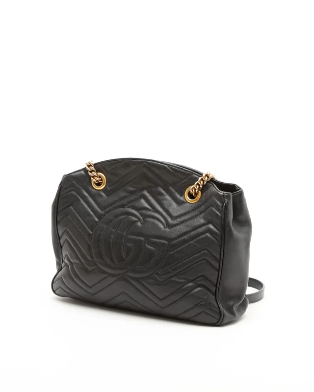 Gucci GG Medium Marmont Tote Bag in Leather from A Retro Tale, photo 3 of 11