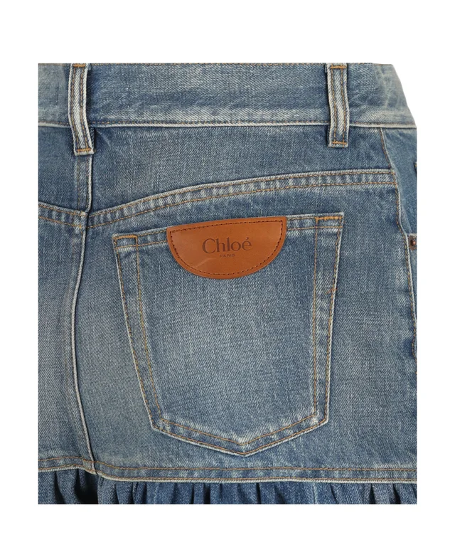 Chloé High-Rise Balloon Bermuda Shorts, photo 3 of 9 from SENSER