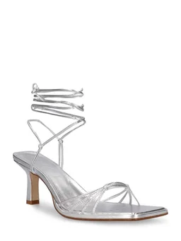 Aeyde Ankle strap sandals in 100% Goat, photo 3 of 5 from LUISAVIAROMA