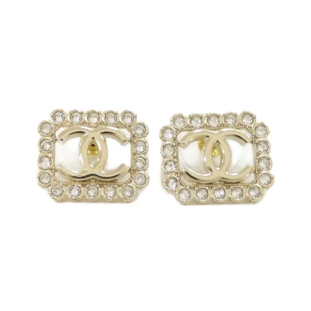 Chanel Earrings Gold in Gold from The Reluxe