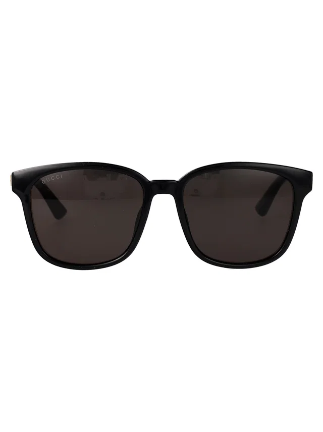 Gucci Gg0637sk Injected Acetate Sunglasses — Black in Black from HEWI
