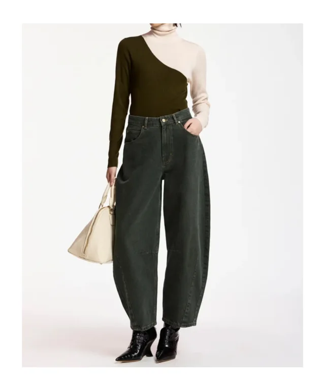 Essentiel Antwerp two-tone ribbed-knit sweater, photo 2 of 4 from SENSER
