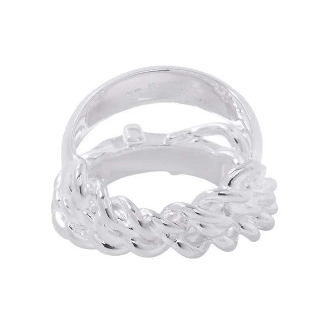 Hermès BoucleSellier Inflexible Ring Size 53/#13 SV925 from GALLERY RARE, photo 3 of 8