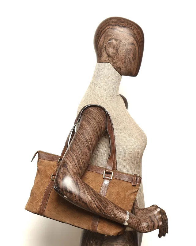 Gucci Suede GG Abbey Tote Bag in Suede from A Retro Tale, photo 10 of 10