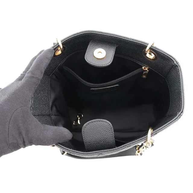 Chanel Matelasse PST Chain Tote BlackA50994 Caviar Leather in Caviar leather from GALLERY RARE, photo 5 of 14