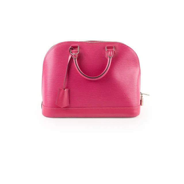 Louis Vuitton Alma PM Epi Bright Pink in Pink Leather from The Purse Affair