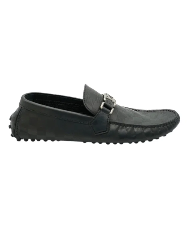 Black LV Loafers in Black Canvas from Luxury Promise