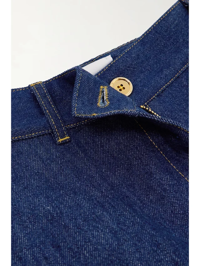 PATOU High-rise wide-leg organic jeans in blue 92% Cotton 8% Polyester, photo 5 of 7 from NET-A-PORTER (Canada)