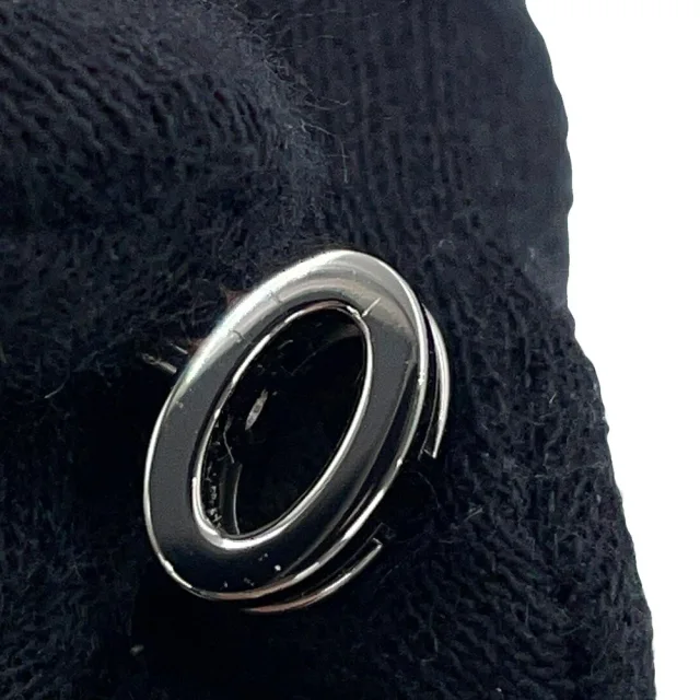 Hermès Pop Ash Earrings Size Mini Black Metal Lacquer in Black from GALLERY RARE, photo 6 of 9