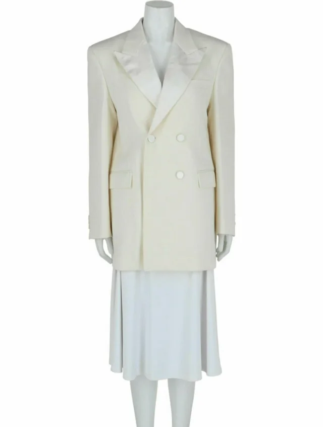 Givenchy Wool Blazer w/ Tags in white Wool from The RealReal