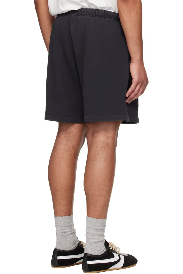 Fear of God ESSENTIALS Black Training Classic Sweat Shorts, photo 3 of 4 from SSENSE